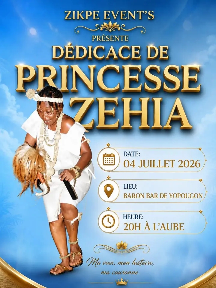 DÉDICACE DE PRINCESSE ZEHIA